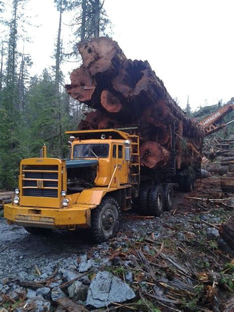 Hayes Hdx Off Road Log Truck Canada Big Trucks Logging Equipment