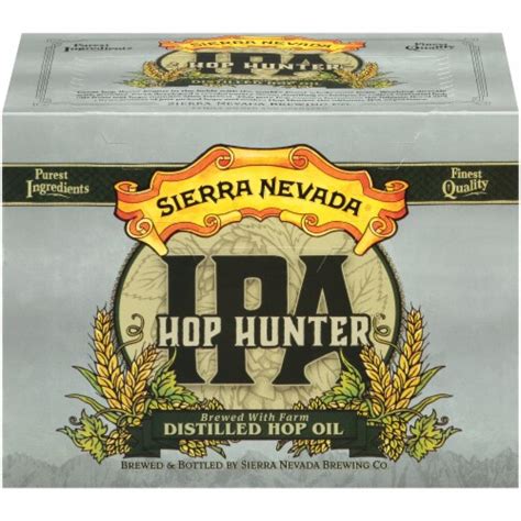 sierra nevada brewing co hop hunter ipa beer 12 bottles 12 fl oz harris teeter