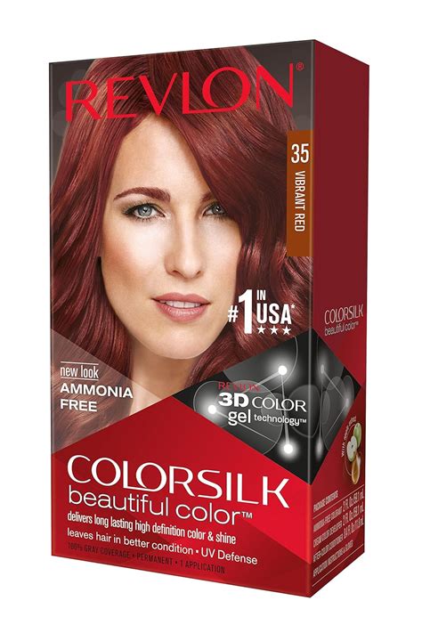 Revlon Colorsilk Beautiful Hair Color 35 Vibrant Red Uk