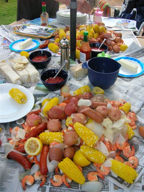Add salt, shellfish boil, sausage, and potatoes. Easy Entertaining Tips: Low Country Boil | Low country ...