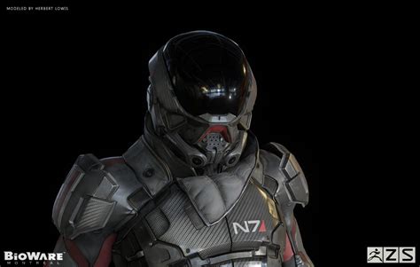 Mass Effect Andromeda Character Renders Show Protagonist Pathfinder