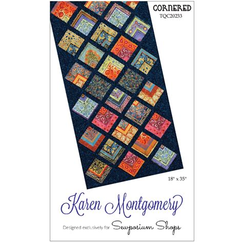 Cornered Table Runner Pattern Only By Karen Montgomery Quilt Trends