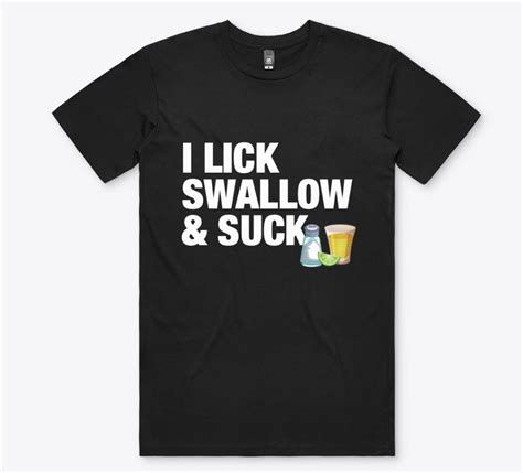 lick swallow and suck etsy