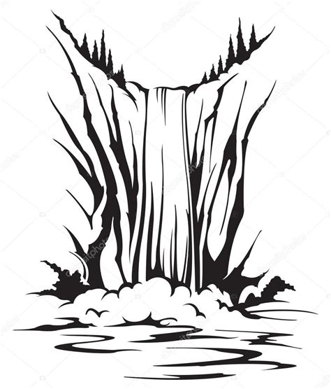 Waterfall Stock Vector Image By ©slipfloat 22451305