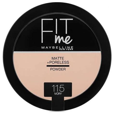 Maybelline Fit Me Matte Poreless Powder Puder Matujący W Kompakcie 14g 115 Ivory Perfumeria