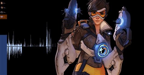 Hyped For Overwatch Use This Tracer Skin To Monitor Your System R