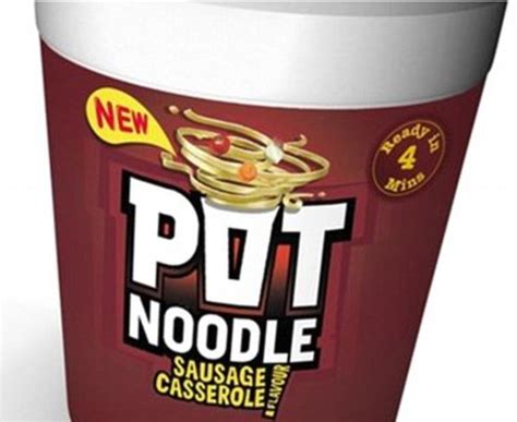 Pot Noodles Newest Flavour Is British Supper Classic Sausage Casserole