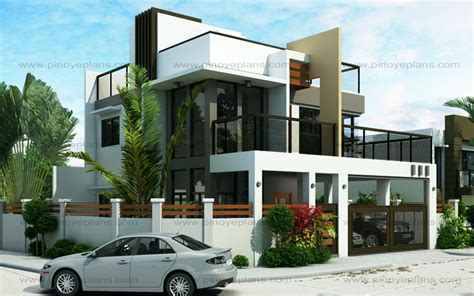 Ester Four Bedroom Two Story Modern House Design Pinoy