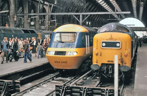 Deltic And Hst At Kings Cross British Rail Train Diesel Locomotive