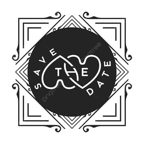 Save The Date Vector Hd Png Images Save The Date Date Save Design