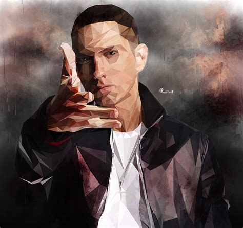 Eminem Lowpoly On Behance