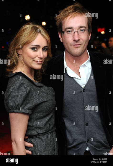 Actors Keeley Hawes And Husband Matthew Macfadyen Arrive For The World Premiere Of The Bank Job
