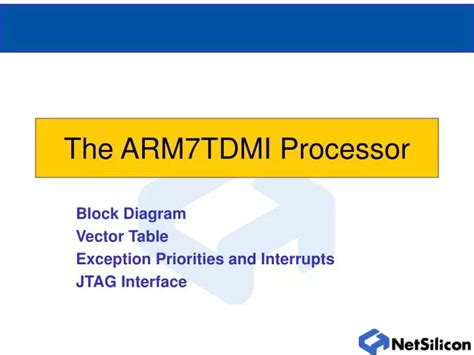 Ppt The Arm7tdmi Processor Powerpoint Presentation Free Download