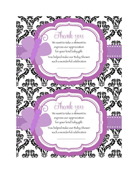 Thank You Card Template Printable Free Printable Templates Images And