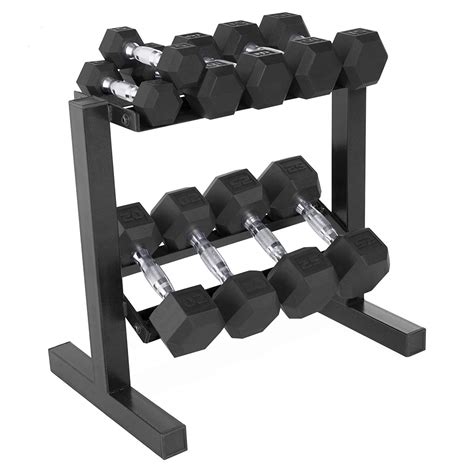 Cap Barbell 150 Lb Dumbbell Weight Set Horizontal With Bench