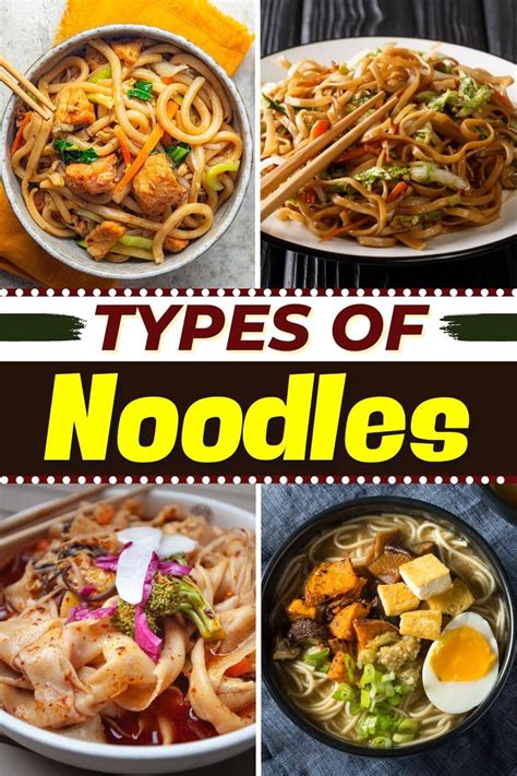 20 Types Of Noodles Different Types El Comensal