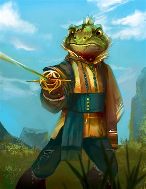 Frog Prince By Ssandulak Fantasy Races Dungeons And Dragons Homebrew