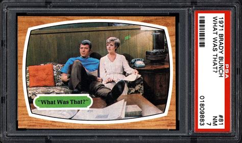 1971 Brady Bunch What Was That Psa Cardfacts®
