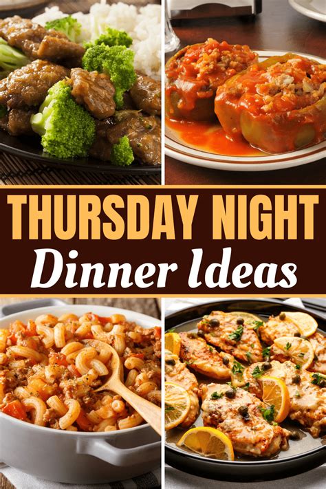 25 Quick Thursday Night Dinner Ideas Insanely Good