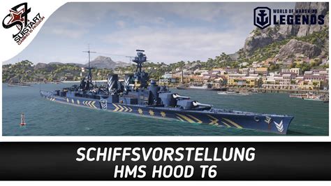 Schlachtschiff Vorgestellt Hms Hood World Of Warships Legends Youtube