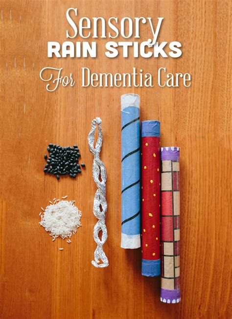 If you're looking for crafts for seniors with dementia, you'll love this excerpt from our activity planning book! Sensory Rain Sticks