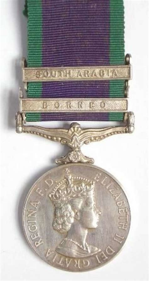 Royal Navy Campaign Service Medal With Two Clasps In Singles