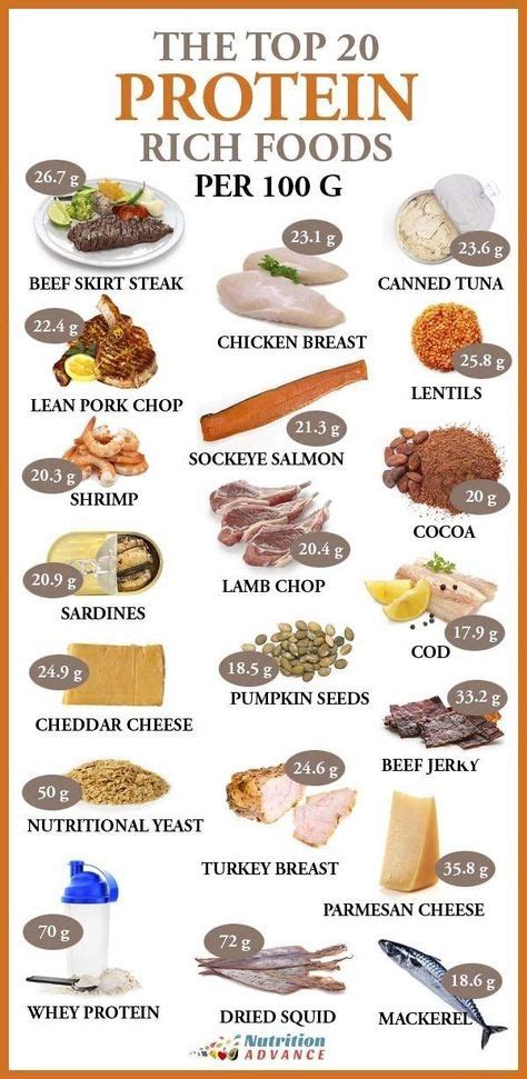 A List Of The Highest Prote N Foods Per Grams For Anyone Wishing