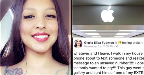woman claims her nudes were stolen by an apple store employee while getting her iphone repaired
