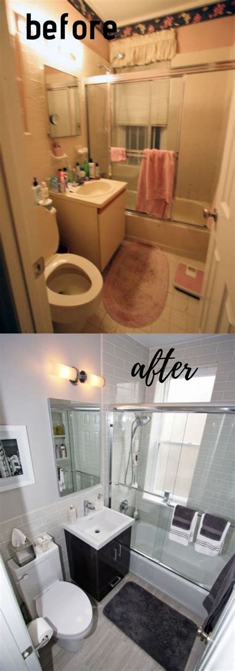 21 Stunning Before And After Bathroom Makeovers Budget Bathroom