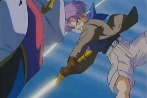 Has an all aluminum hilt and faux leather wrapped handle. Future Trunks' sword - Dragon Ball Wiki