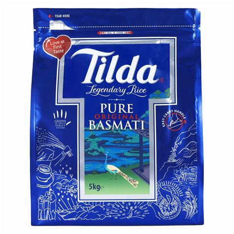 Buy Tilda Pure Basmati Rice 5kg Online Shop Food Cupboard On