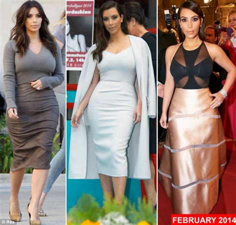 Kim Kardashians Weight Loss In Pictures And How She Lost 55lbs In 11 Months Daily Mail Online