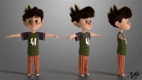 Colin From Boko Anana Animated Shor Film Julien Nicolas 3d Modeling