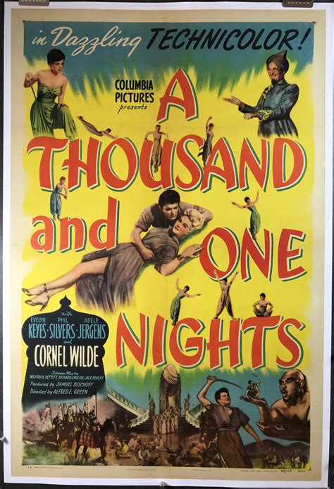 A Thousand And One Nights 1 Sheet Original Vintage Movie Posters