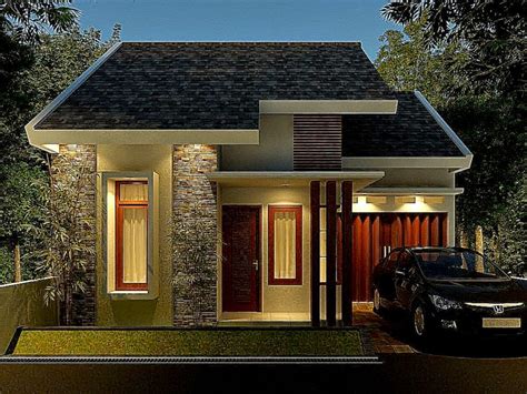gambar rumah minimalis  lantai  atap desain rumah