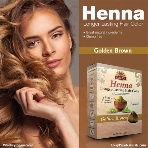 Okay® Henna Longer Lasting Hair Color Provides Vibrant Rich Color That Can Be Applied To All Hai