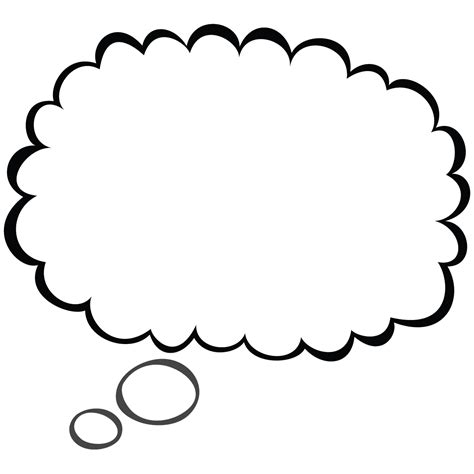 Speech Balloon Thought Clip Art Thought Bubble Transparent Png