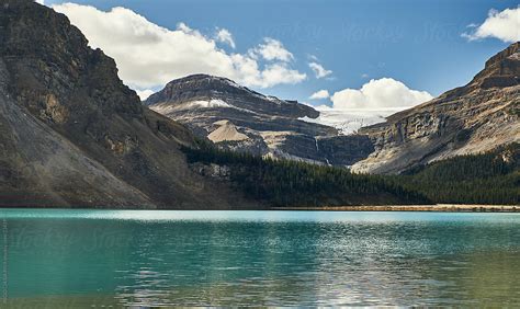 Beautiful Bow Lake In Banff National Park Alberta Canada By Stocksy