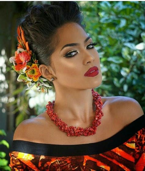 Beautiful Miss Tonga 2015 Island Fashion Beauty Island Hair