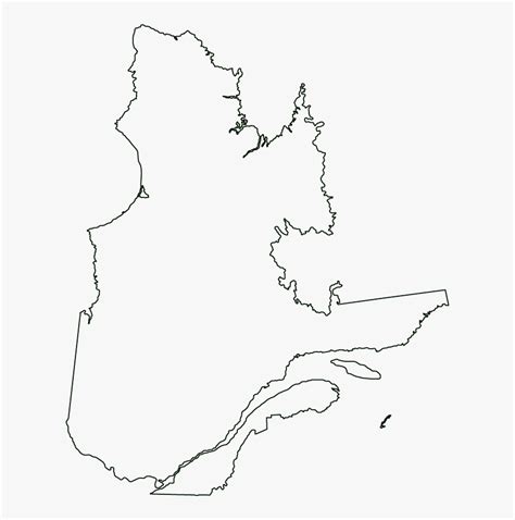 Outline Map Of Quebec Hd Png Download Transparent Png Image Pngitem