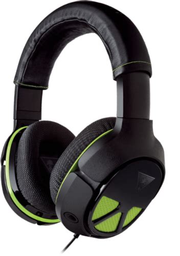 Turtle Beach Ear Force Xo Three Gaming Headphones Black Green Ct