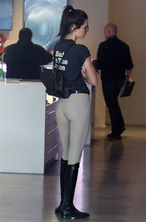 Kendall Jenner In An Equestrian Outfit Shopping At Leica Store And