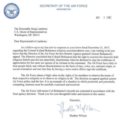 Air Force Spouse Letter Of Appreciation Air Force Spouse Letter Of