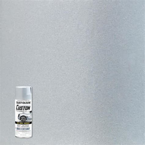 Rust Oleum Automotive 11 Oz Matte Silver Gray Custom Lacquer Spray