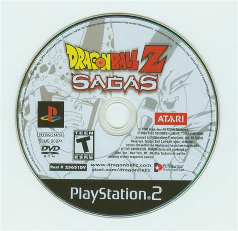 Dragon Ball Z Sagas 2005 Playstation 2 Box Cover Art Mobygames