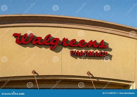 A Walgreens Pharmacy Store Front Editorial Photo - Image of pharmacy
