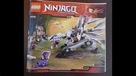Lego Ninjago 70748 Titanium Dragon Book Youtube