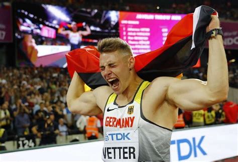 athletics german vetter wins javelin roehler misses out on medals