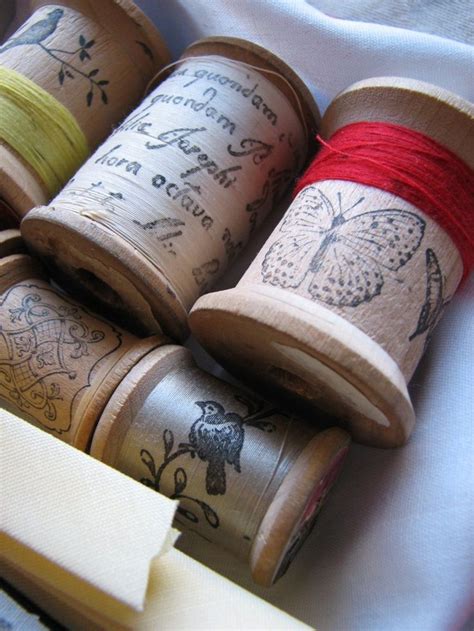17 Best Images About Altered Ribbon And Thread Spool Crafts On Pinterest