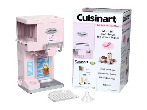 Cuisinart ICE PK Mix It In Soft Serve Ice Cream Maker Pink Newegg Ca